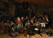 A company celebrating the birthday of Prince William III Jan Steen